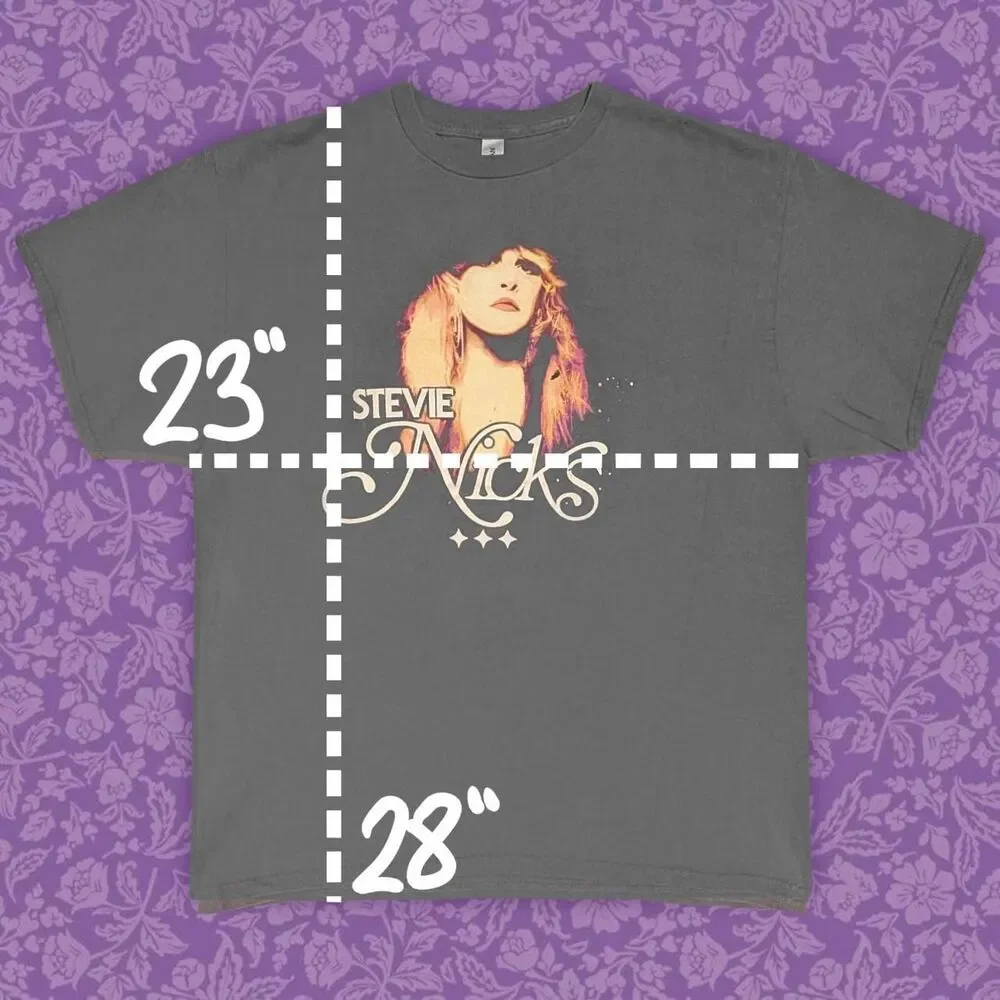 Stevie Nicks Grey 2023 Tour Graphic T-Shirt | Size XL - Picture 5 of 6